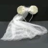 Disney Hat - Minnie Wedding Bridal Veil - Sequin Mickey Mouse Ears