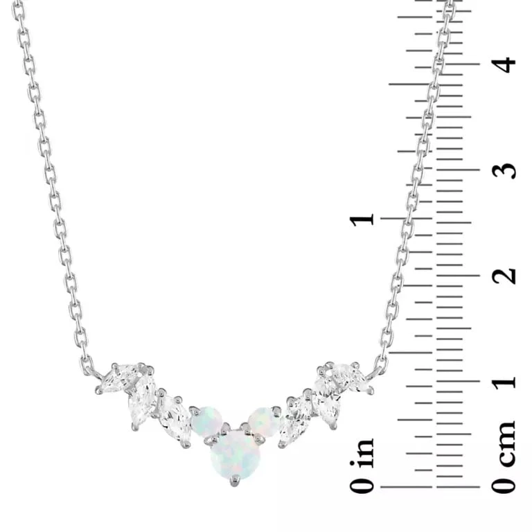 Disney Synthetic Opal Necklace By Rebecca Hook - Mickey Mouse 2 Disney Synthetic Opal Necklace By Rebecca Hook - Mickey Mouse - Image 2