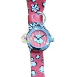 Disney Wrist Watch - Minnie Mouse Bows And Icons - Red Band -Disney 100483 3