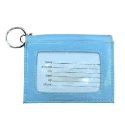 Disney Card Holder Keychain - Tinker Bell - Blue -Disney 100602 3