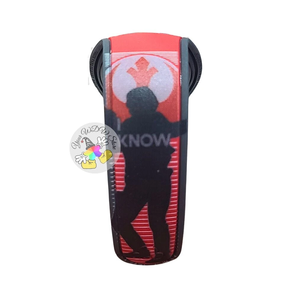 Disney Magicband 2 Bracelet - Star Wars - I Know - RED 1 Disney Magicband 2 Bracelet - Star Wars - I Know - RED