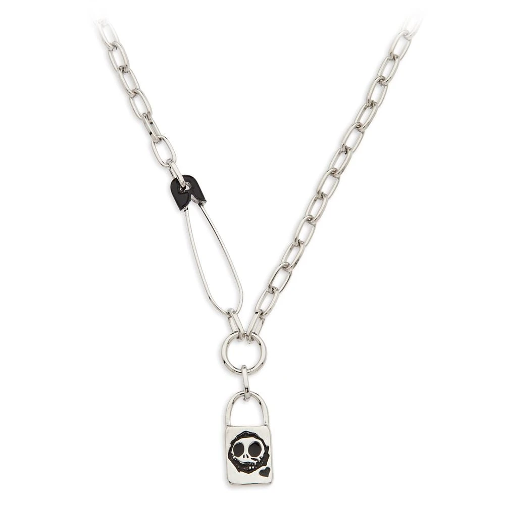 Disney Necklace - Jack Skellington And Sally Lock 1 Disney Necklace - Jack Skellington And Sally Lock