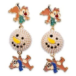 Disney Earrings - Chip 'n Dale Snowman Head By BaubleBar