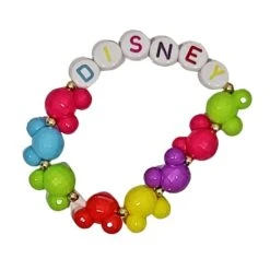 Disney Bracelet - D-I-S-N-E-Y And Mickey Icon Beads