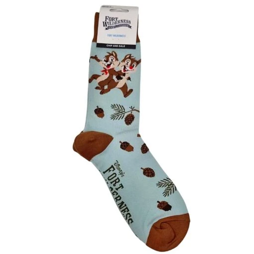 Disney Socks - Fort Wilderness Resort Chip 'n Dale