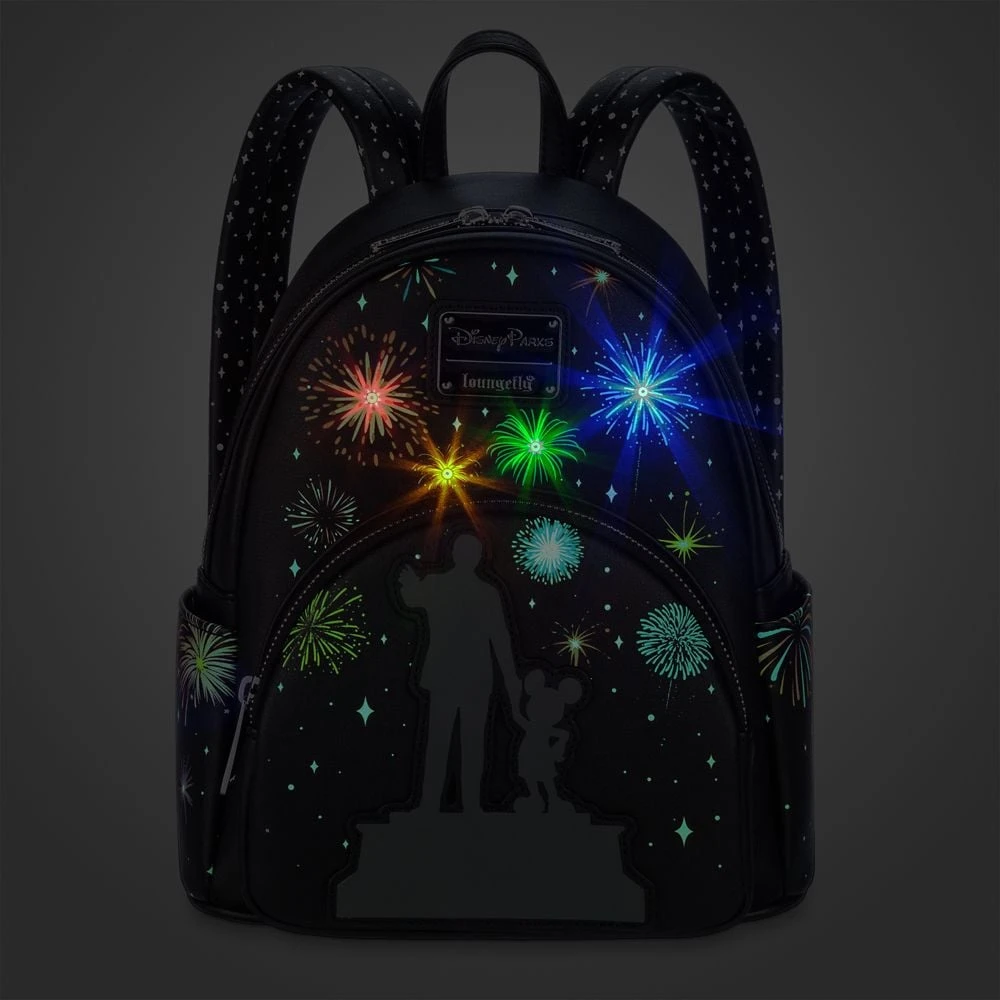 Disney Parks Loungefly Backpack - Disney100 - Walt And Mickey Partners - Light-Up 4 Disney Parks Loungefly Backpack - Disney100 - Walt And Mickey Partners - Light-Up - Image 4
