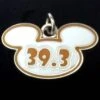 Disney Dangle Charm - Walt Disney World Marathon - 39.3 Ears
