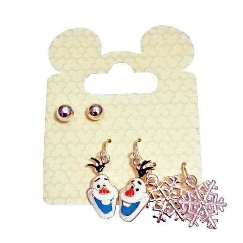 Disney Mickey Earrings - Frozen Winter Earrings Set - Olaf 1 Disney Mickey Earrings - Frozen Winter Earrings Set - Olaf
