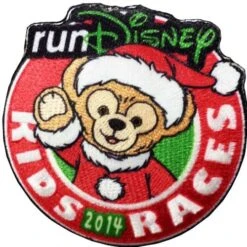 Disney Ears Hat - Run Disney Rids Races - 2014 - Santa Duffy The Bear -Disney 29513a