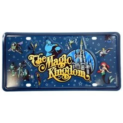 Disney License Plate - Magic Kingdom Logo