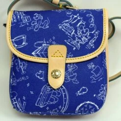 Disney Dooney & Bourke Bag - Disney World Blue Disneyana - Crossbody 6 Disney Dooney & Bourke Bag - Disney World Blue Disneyana - Crossbody -Disney 31298 2