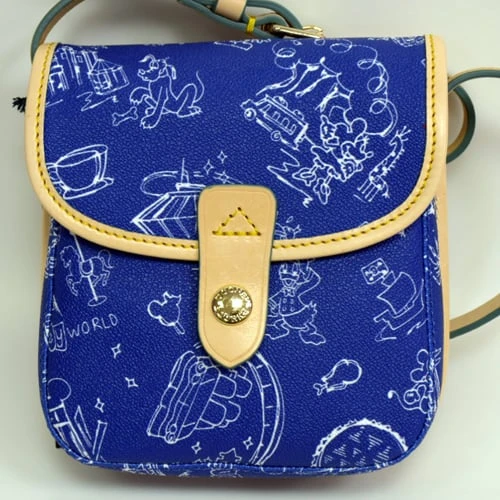 Disney Dooney & Bourke Bag - Disney World Blue Disneyana - Crossbody 3 Disney Dooney & Bourke Bag - Disney World Blue Disneyana - Crossbody - Image 3