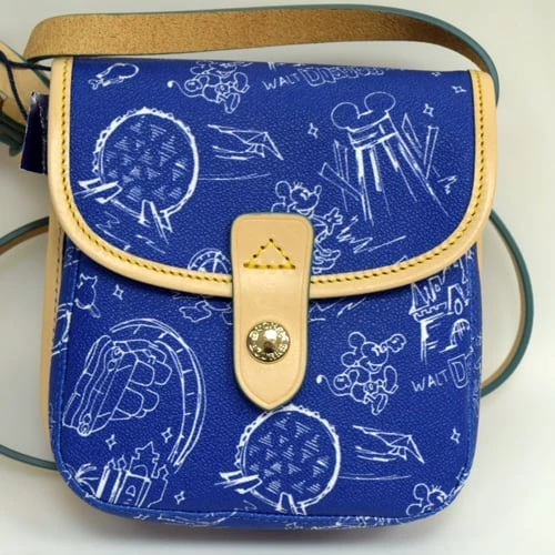 Disney Dooney & Bourke Bag - Disney World Blue Disneyana - Crossbody 4 Disney Dooney & Bourke Bag - Disney World Blue Disneyana - Crossbody - Image 4