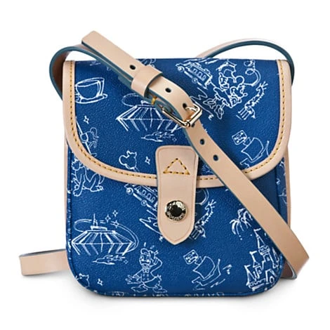 Disney Dooney & Bourke Bag - Disney World Blue Disneyana - Crossbody 1 Disney Dooney & Bourke Bag - Disney World Blue Disneyana - Crossbody