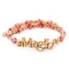 Disney Alex And Ani Bracelet - Magic Wrap - Gold And Red