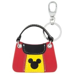 Disney Keychain Keyring - Purse - Mickey Mouse - Red And Yellow
