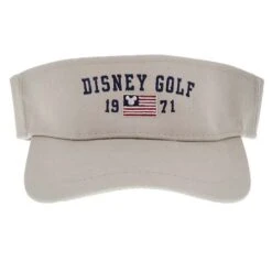 Disney Golf Sun Visor Hat - Mickey Icon American Flag - 1971
