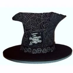 Disney Hat - Jack Skellington Skull Top Hat With Skulls -Disney 39842