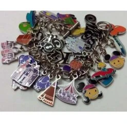Disney Charm Bracelet - 40th Anniversary- By Artist SHAG -Disney 400002844662c