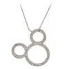 Disney Arribas Necklace - Large Swarovski Crystal Mickey Mouse Head