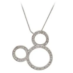 Disney Arribas Necklace - Large Swarovski Crystal Mickey Mouse Head