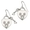 Disney Arribas Earrings - Pavé ''Heartlock'' Crystal Mickey Mouse