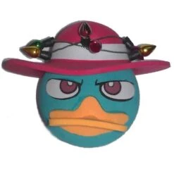 Disney Antenna Topper - Phineas & Ferb - Perry The Platapus Christmas