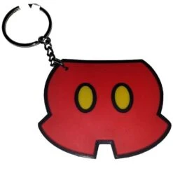 Disney Keychain Keyring - Character Icons - Mickey Mouse Red Shorts