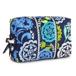 Disney Vera Bradley Bag - Where's Mickey - Blue Cosmetic Case Large