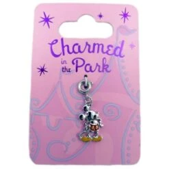 Disney Dangle Charm - Charmed In The Park - Silver Mickey Standing