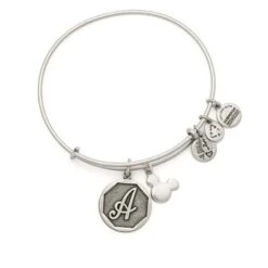 Disney Alex And Ani Bracelet - Initial - Silver