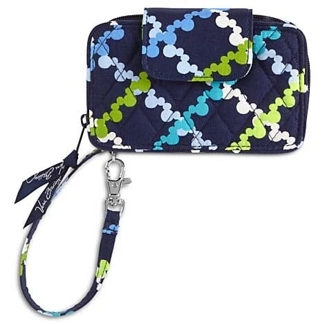Disney Vera Bradley Bag - Where's Mickey - Blue Smart Phone Wristlet 1 Disney Vera Bradley Bag - Where's Mickey - Blue Smart Phone Wristlet