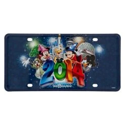 Disney License Plate - 2014 Mickey Mouse And Friends