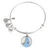 Disney Alex And Ani Bracelet - Cinderella Silhouette - Silver RETIRED