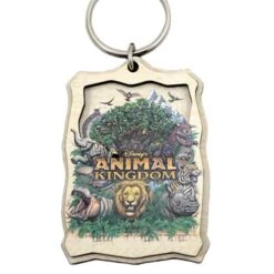 Disney Keychain Keyring - Animal Kingdom - Tree Of Life