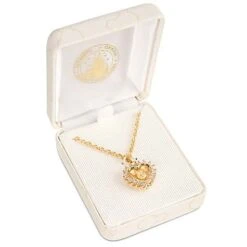 Disney Necklace - Crystal Heart Mickey Mouse - Gold -Disney 400109802862 1