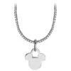 Disney Charm Necklace - Sterling Silver Mickey Mouse Starter