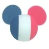 Disney Antenna Topper - Mickey Mouse Ears French France Flag Ball