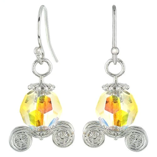 Disney Earrings - Clear Carriage 1 Disney Earrings - Clear Carriage
