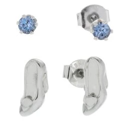Disney Earrings - Cinderella Shoes & Studs Set