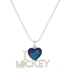 Disney Necklace - I Heart Mickey Charm