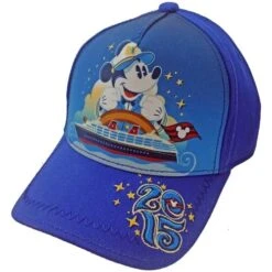 Disney Baseball Hat - 2015 Captain Mickey Cruise Line Logo