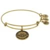 Disney Alex And Ani Bracelet - Star Wars Yoda Bangle - Gold