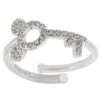 Disney Ring - Adjustable Rhinestone Mickey Icon Key