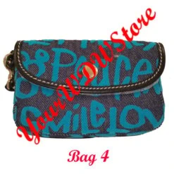 Disney Dooney & Bourke Bag - Peace Love Mickey Wristlet - Blue Specific -Disney 51964 4