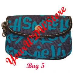 Disney Dooney & Bourke Bag - Peace Love Mickey Wristlet - Blue Specific -Disney 51964 5