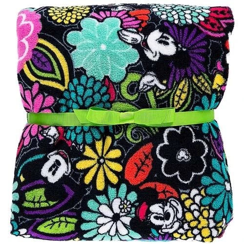Disney Vera Bradley Blanket - Magical Blooms With Mickey And Minnie 3 Disney Vera Bradley Blanket - Magical Blooms With Mickey And Minnie - Image 3