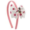 Disney Headband Hat - Minnie Mouse Pink With Bow For Girls