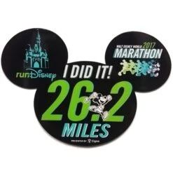 Disney 2017 Marathon Magnet - 26.2 Mickey Mouse I Did It! Full