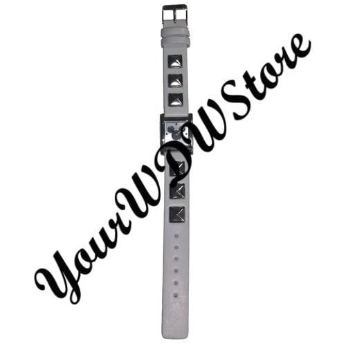 Disney Wrist Watch - Mickey Icon - White Studded 1 Disney Wrist Watch - Mickey Icon - White Studded